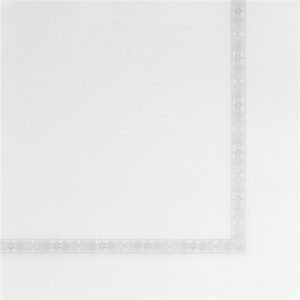 servetele ecolabel albe cu bordura